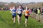 Dan Garbutt (Durham City), 288 Richard Morrell (Morpeth B) and Matt Nicholson (Morpeth) on the first leg of the Durham Cathedral Relays senior mens race.